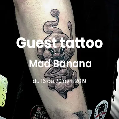 Guest tatouage Madbanana_tattoo Dotwork